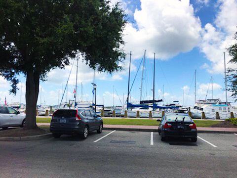 marina lot beaufort parking